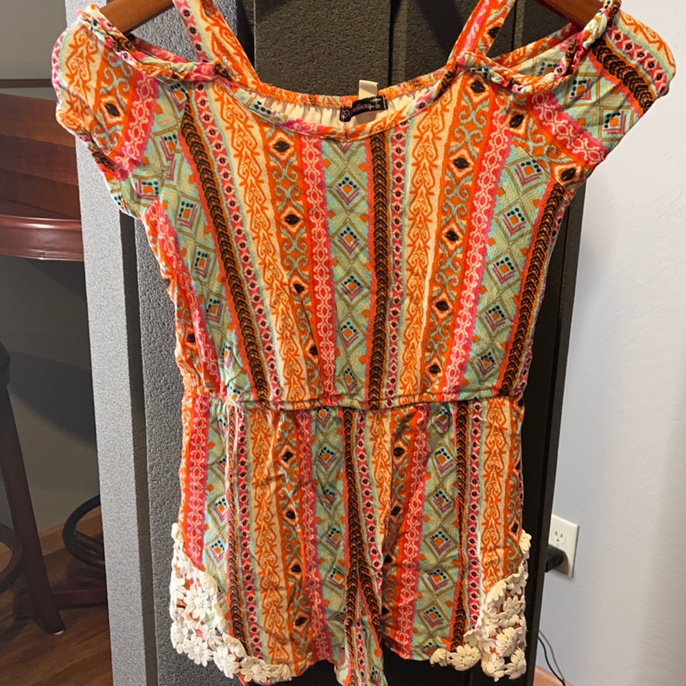 Girls romper medium